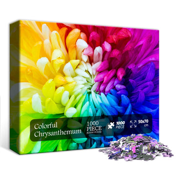 Impossibile crisantemo colorato puzzle puzzle 1000 pezzi